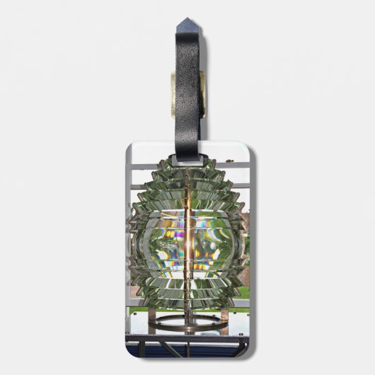 Pomham Rocks Lighthouse, Rhode Island Gepäckanhänger (Rückseite vertikal)