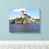 Pomham Rocks Lighthouse, Rhode Island Leinwanddruck (Insitu (Holzboden))