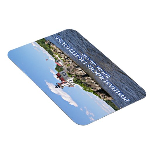 Pomham Rocks Lighthouse, Rhode Island Magnet (Rechte Seite)