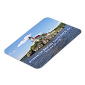 Pomham Rocks Lighthouse, Rhode Island Magnet (Linke Seite)