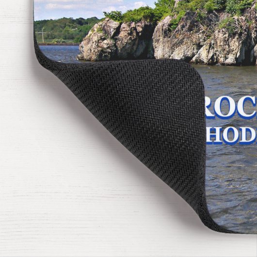 Pomham Rocks Lighthouse, Rhode Island Mousepad (Ecke)