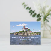 Pomham Rocks Lighthouse, Rhode Island Postcard Postkarte (Stehend Vorderseite)
