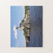 Pomham Rocks Lighthouse, Rhode Island Puzzle (Vertikal)