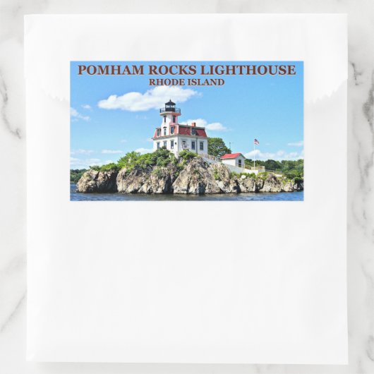 Pomham Rocks Lighthouse, Rhode Island Stickers (Tasche)