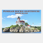 Pomham Rocks Lighthouse, Rhode Island Stickers (Vorderseite)