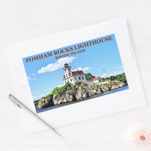 Pomham Rocks Lighthouse, Rhode Island Stickers (Umschlag)