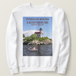 Pomham Rocks Lighthouse, Rhode Island Sweatshirt