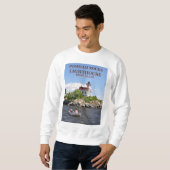 Pomham Rocks Lighthouse, Rhode Island Sweatshirt (Vorne ganz)