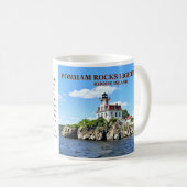 Pomham Rocks Lighthouse, Rhode Island Tasse (VorderseiteRechts)