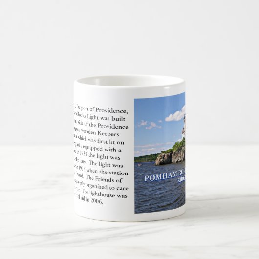 Pomham Rocks Lighthouse, Rhode Island Tasse (Mittel)
