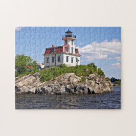 Pomham schaukelt Leuchtturm, Rhode Island Puzzle