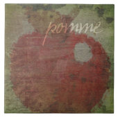 Pomme Apple Fliese (Vorderseite)