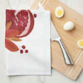 Pommegranate Flower Kitchen Towels Geschirrtuch (Viertel Falte)