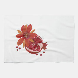 Pommegranate Flower Kitchen Towels Geschirrtuch