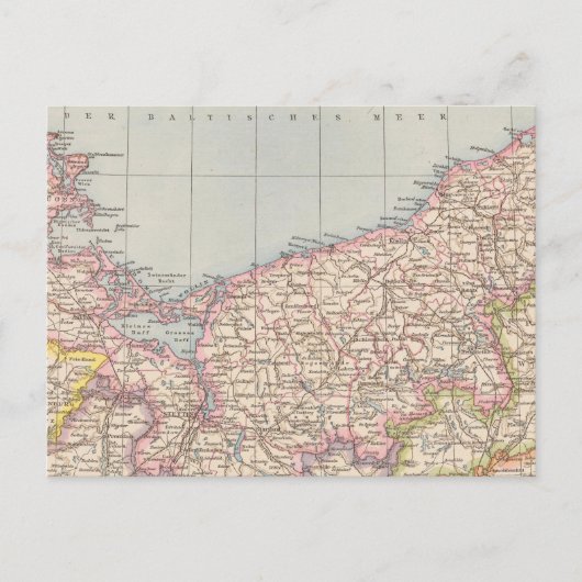 Pommern Atlas Karte (Vorderseite)