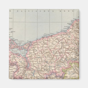 Pommern Atlas Karte Magnet