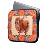 Pommersche Blüte Laptopschutzhülle (Vorderseite Links)