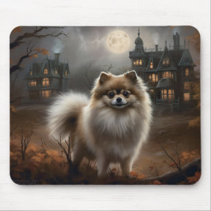 Pommersche Halloween Gruselig Mousepad