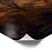 Pommersche Halloween Gruselig Poster (Ecke)