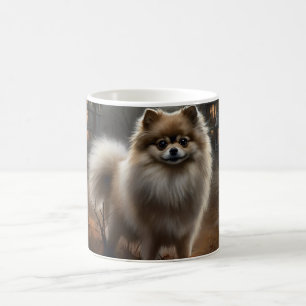 Pommersche Halloween Gruseligkeit Kaffeetasse