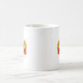 Pommes, Chips, Hot Chips Thema Kaffeetasse (Mittel)