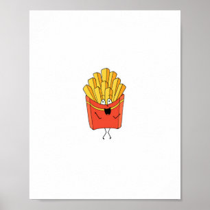 Pommes, Chips, Hot Chips Thema Poster