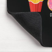 Pommes Donuts Tacos Mousepad (Ecke)