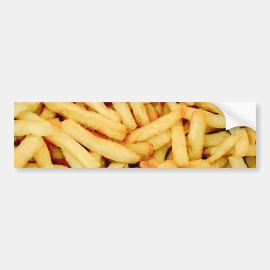 Pommes-Frites Autoaufkleber (Vorne)