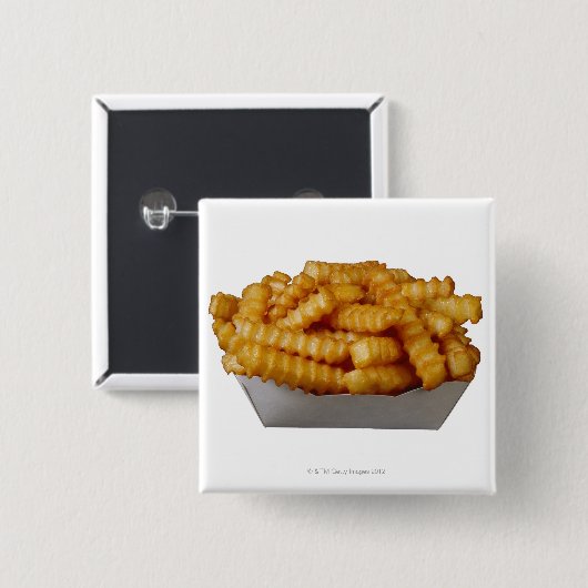 Pommes frites button (Vorne & Hinten)