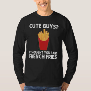 Pommes frites for Girls Kids Potato Fry Fast Food T-Shirt