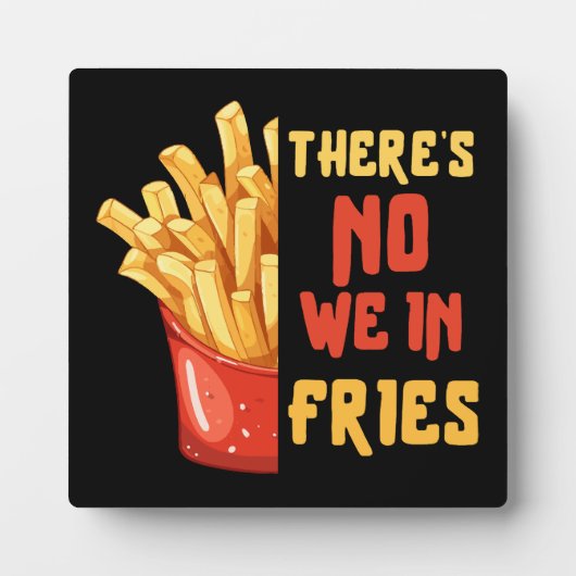 Pommes frites fotoplatte (Vorderseite)