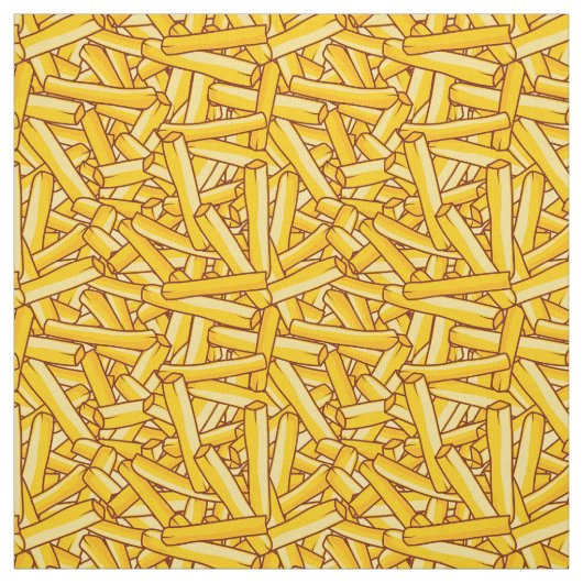 Pommes Frites French Fries Novelty Stoff (Muster)