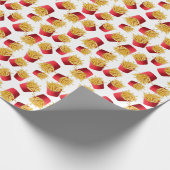 Pommes frites geschenkpapier (Ecke)
