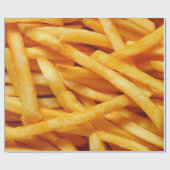 Pommes-Frites Geschenkpapier (Flach)
