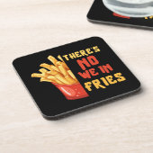Pommes frites getränkeuntersetzer (Linke Seite)
