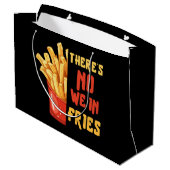 Pommes frites große geschenktüte (Rückseite Schrägansicht)