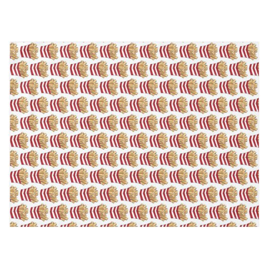 Pommes frites Kartoffeln Chips Feinschmecker Fast  Tischdecke (Vorderseite (Horizontal))