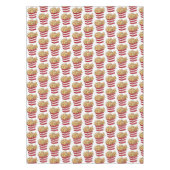 Pommes frites Kartoffeln Chips Feinschmecker Fast  Tischdecke (Vorderseite)