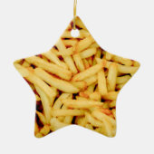 Pommes-Frites Keramik Ornament (Vorne)
