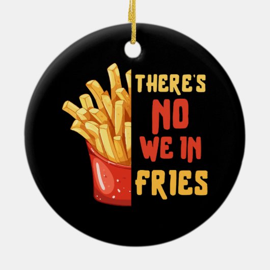 Pommes frites keramik ornament (Hinten)