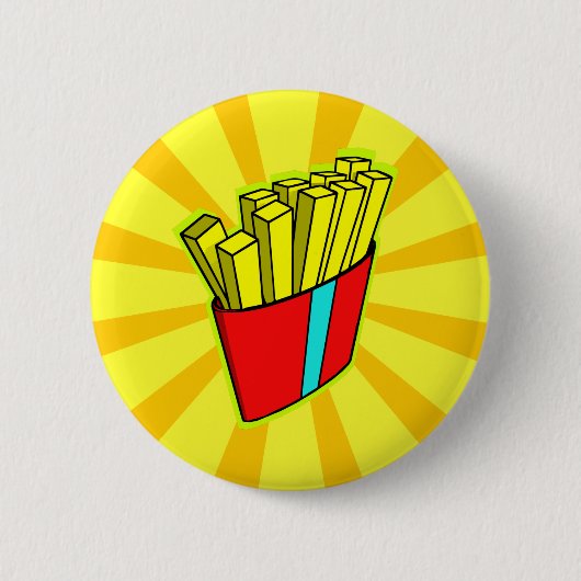 POMMES-FRITES Knopf Button (Vorderseite)