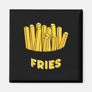 Pommes-Frites-Kostüm Lustiges Einfaches Halloween- Magnet
