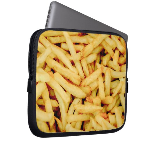 Pommes-Frites Laptopschutzhülle (Vorne Rechts)