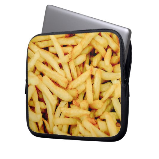 Pommes-Frites Laptopschutzhülle (Vorderseite Links)