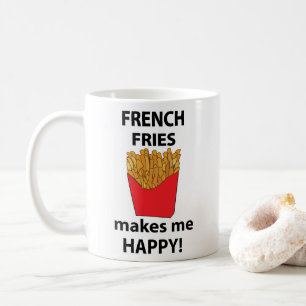 Pommes Frites Macht Mich Glücklich Pommes Frites Kaffeetasse