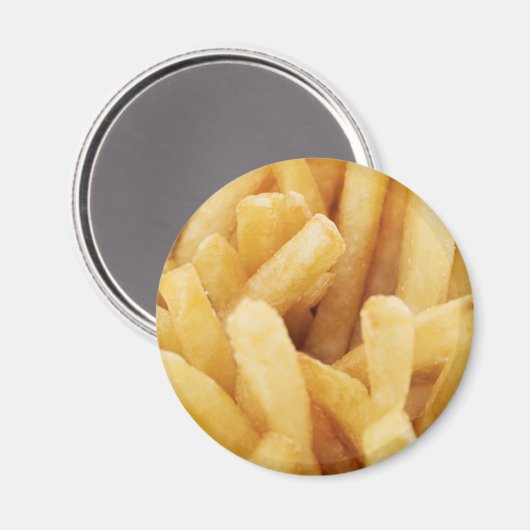 Pommes frites Magnet (Vorderseite/Rückseite)