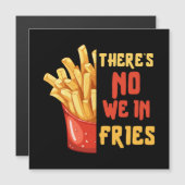Pommes frites magnetkarte (Vorne/Hinten)
