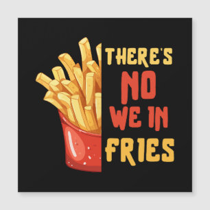 Pommes frites magnetkarte