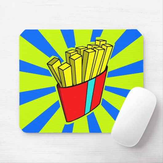 POMMES-FRITES Mousepad (Mit Mouse)
