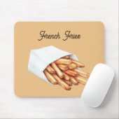 Pommes frites mousepad (Mit Mouse)